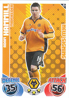 Adam Hammill Wolverhampton Wanderers 2010/11 Topps Match Attax New Signing #N31
